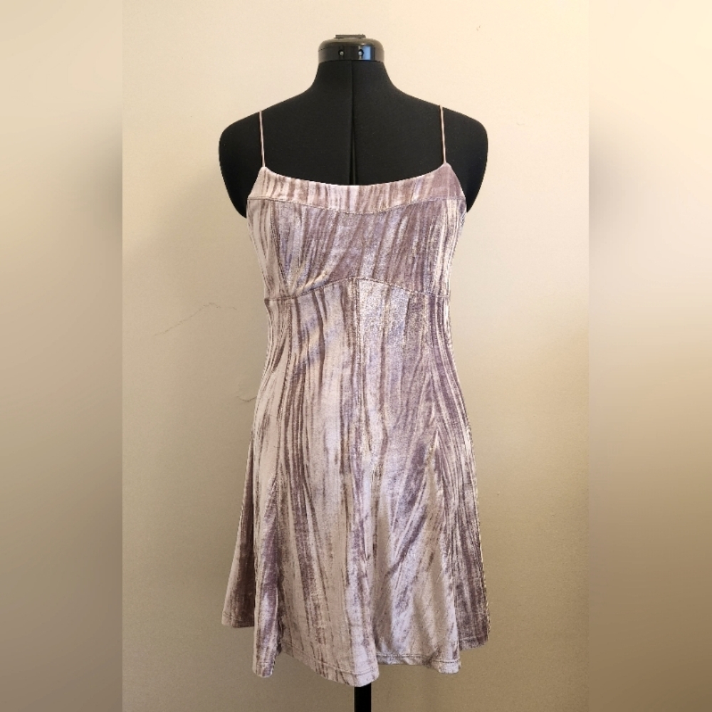 Wild Fable Lilac Velvet Mini Dress